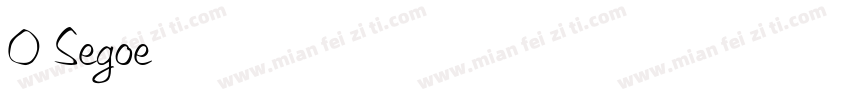 0 Segoe Script字体转换